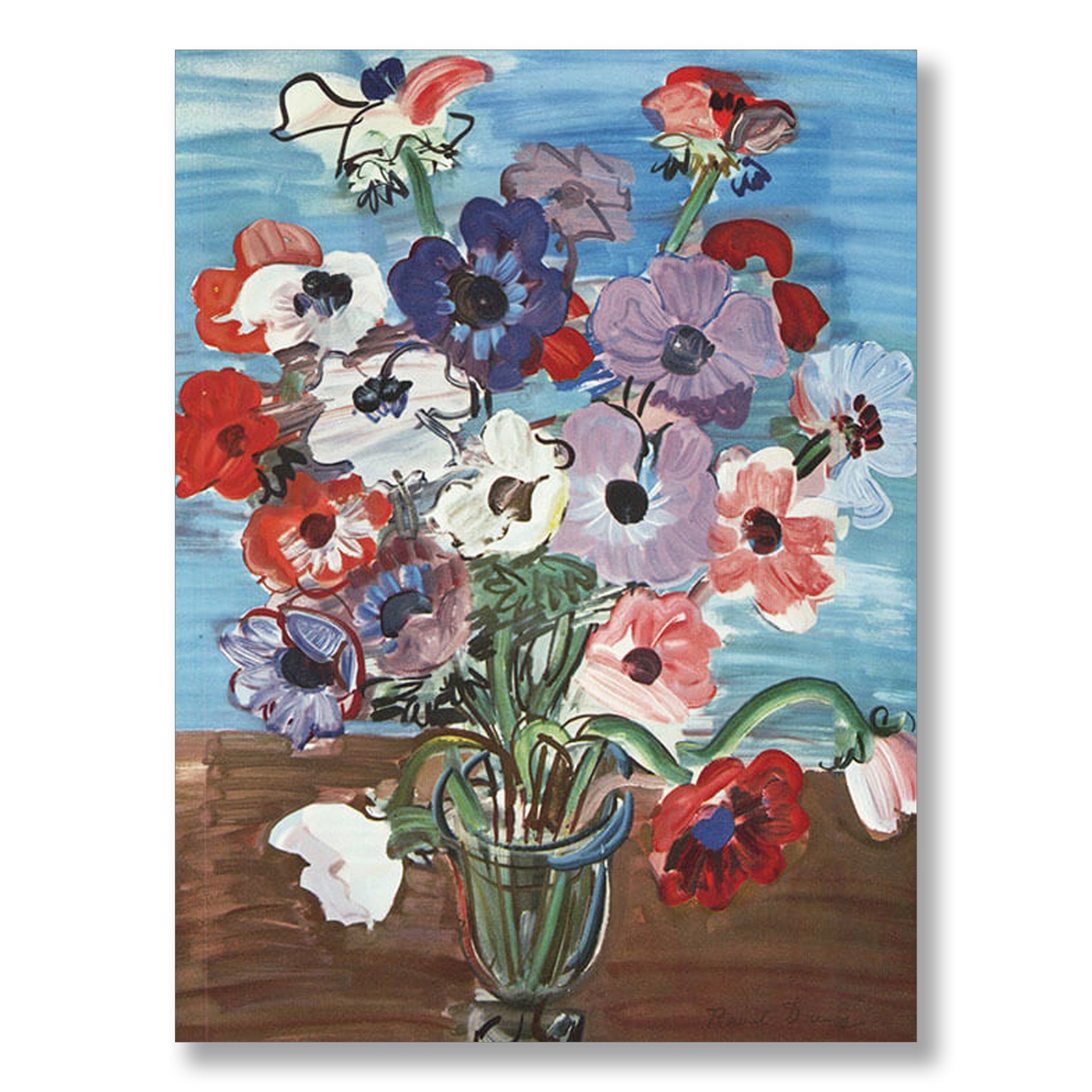 Bouquet of Anemones 1937 by Raoul Dufy