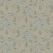 image of embroidered floral fabric in blue, light blue and grey