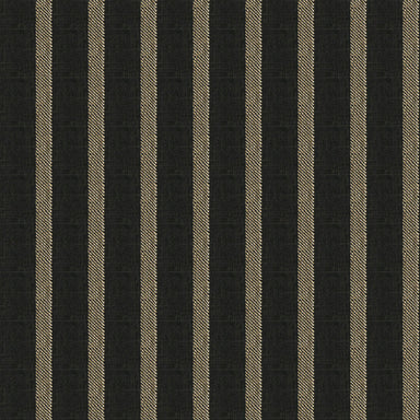 image of striped upholstery fabric in charcoal colour way