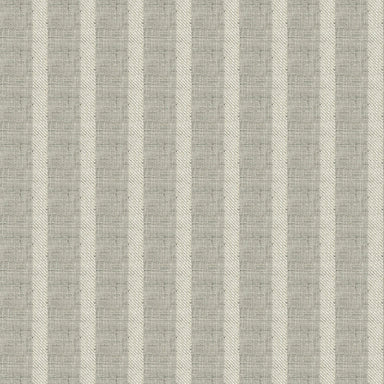 image of striped upholstery fabric in pearl grey colour way