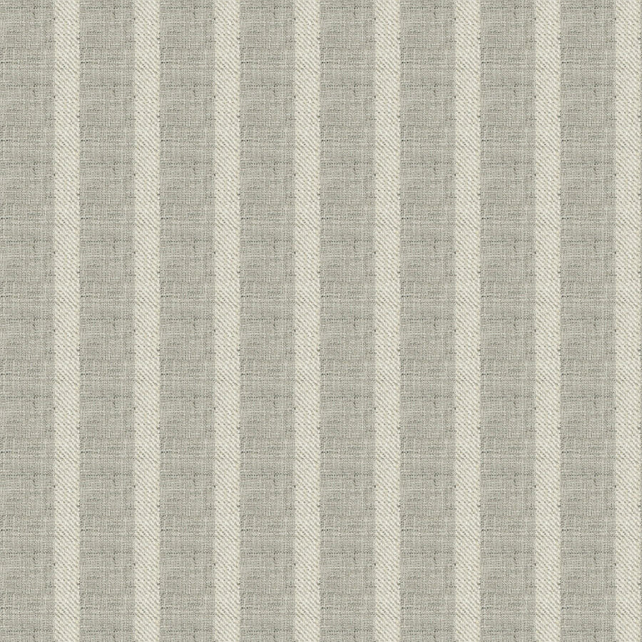 image of striped upholstery fabric in pearl grey colour way