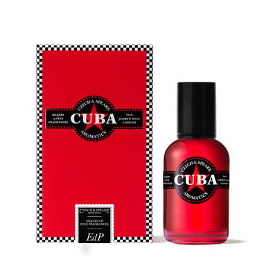 Cuba eau de Parfum bottle and packaging