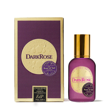 Dark Rose eau de Parfum bottle and packaging