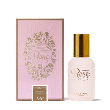 Rose eau de Parfum bottle and packaging