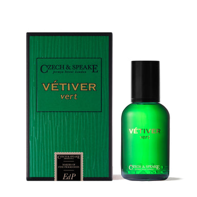 Vetiver Vert eau de Parfum bottle and packaging