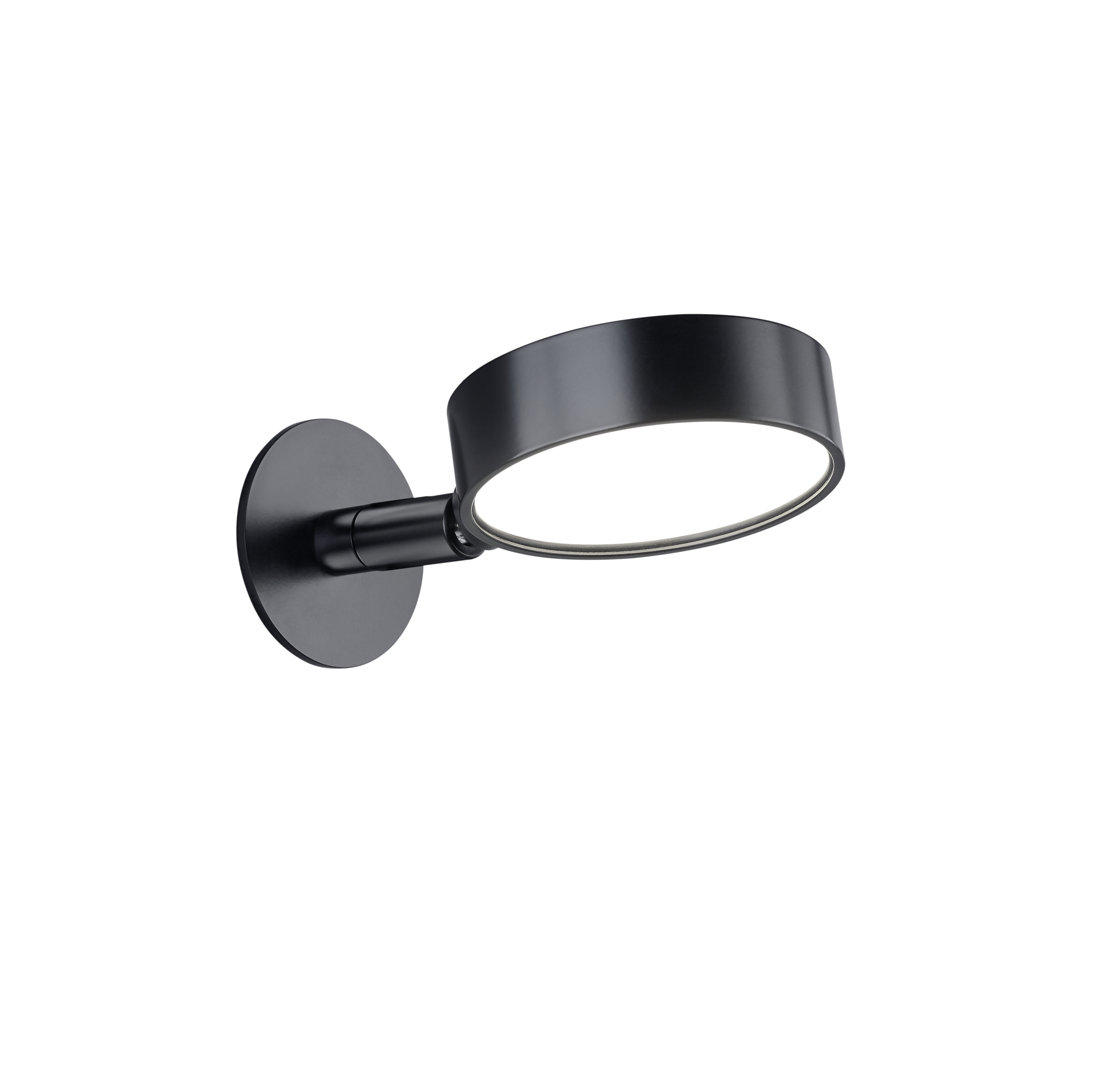 Wall Mounted Adjustable Reading Light in Black