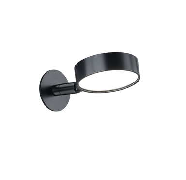 Wall Mounted Adjustable Reading Light in Black