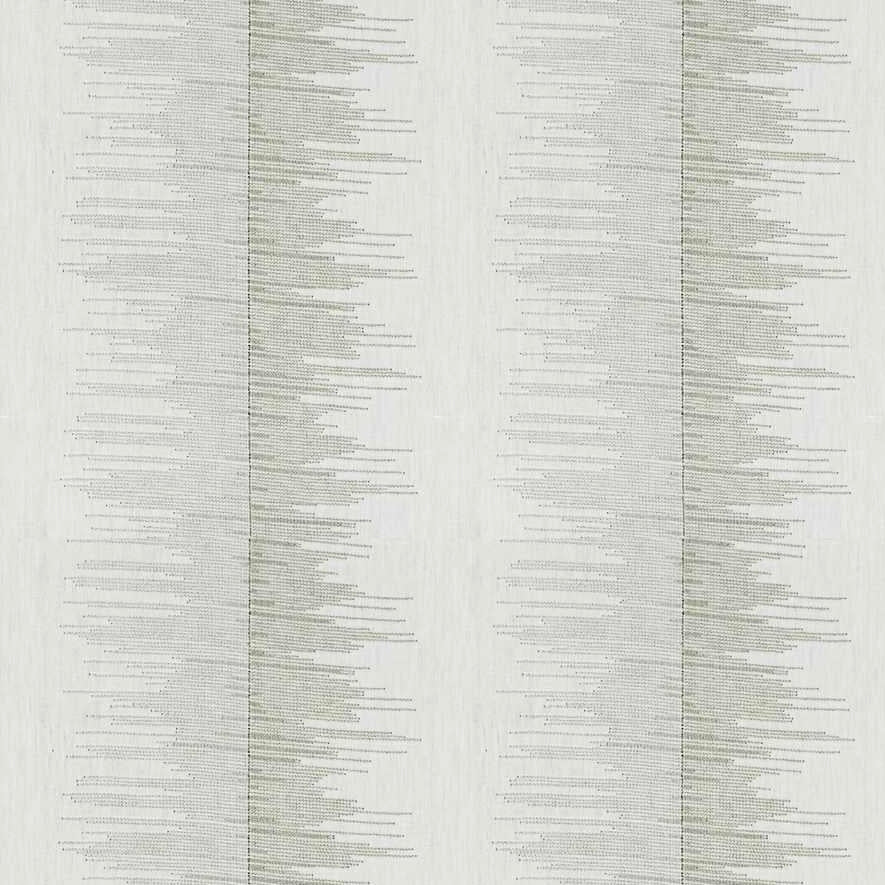 Gianni Embroidered Striped Fabric - Birch