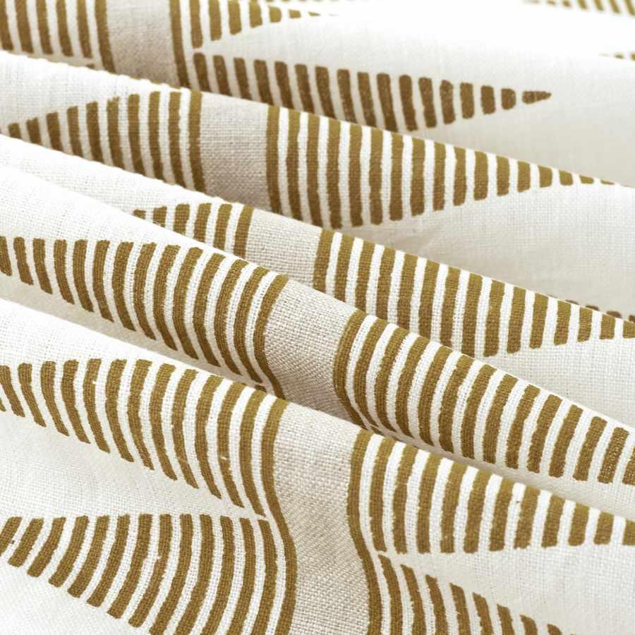 Striped Triangle Fabric - Saffron