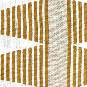 Striped Triangle Fabric - Saffron