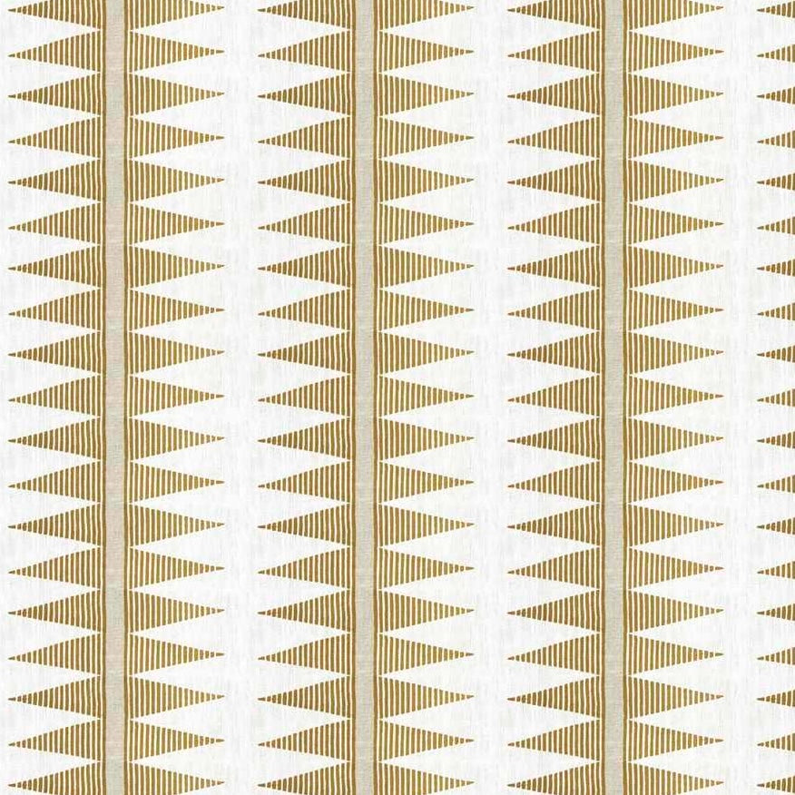 Striped Triangle Fabric - Saffron
