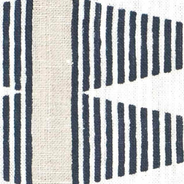 Striped Triangle Fabric - Rapid Blue