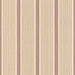 A close-up of a wallpaper pattern featuring vertical stripes in muted mauve and warm beige with a fine grid texture.