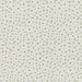 Pattern of small white flowers with black centers on a beige background