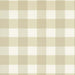 A close-up of a soft gingham check pattern wallpaper in warm beige, cream, and off-white tones.