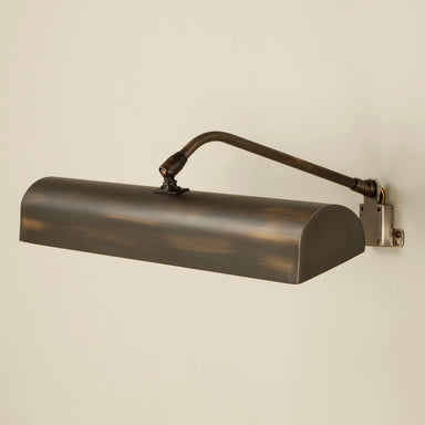 Bronze wall mounted picture light
