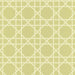 A woven lattice wallpaper pattern, Trellis in Dusty Lemon.