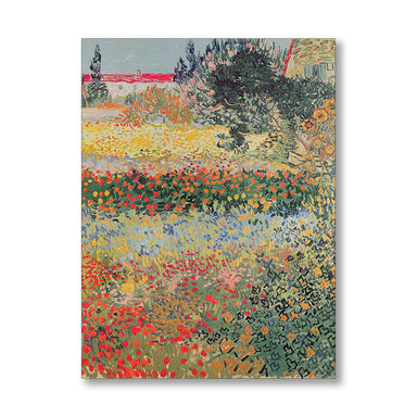 Greeting card by Van Gogh Garden in Bloom