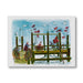 Greeting Card of River Jetty Southwold, 1997 by Bernard Cheese