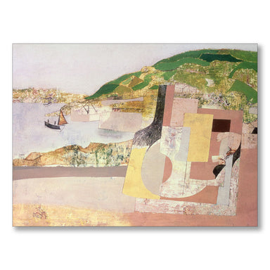 Greeting Card of Mousehole Harbour, 1947 by Ben Nicholson