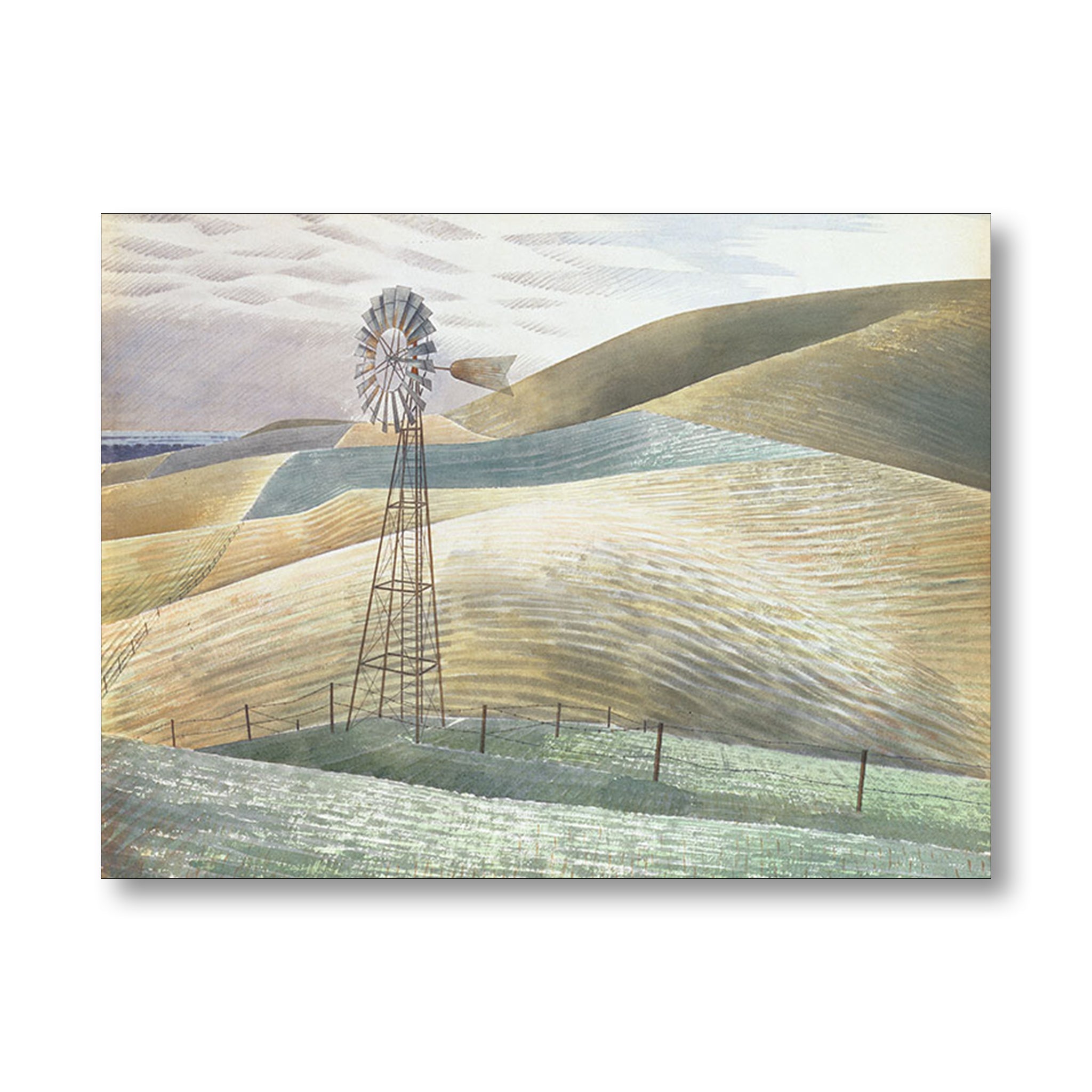 Windmill, 1934 by Eric Ravilious