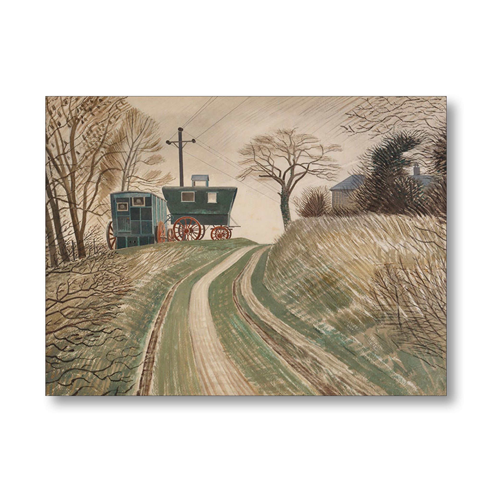 Caravans, 1936 by Eric Ravilious | Nicholas Engert Interiors