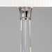Lotus Column Table Lamp-Nickel Detail