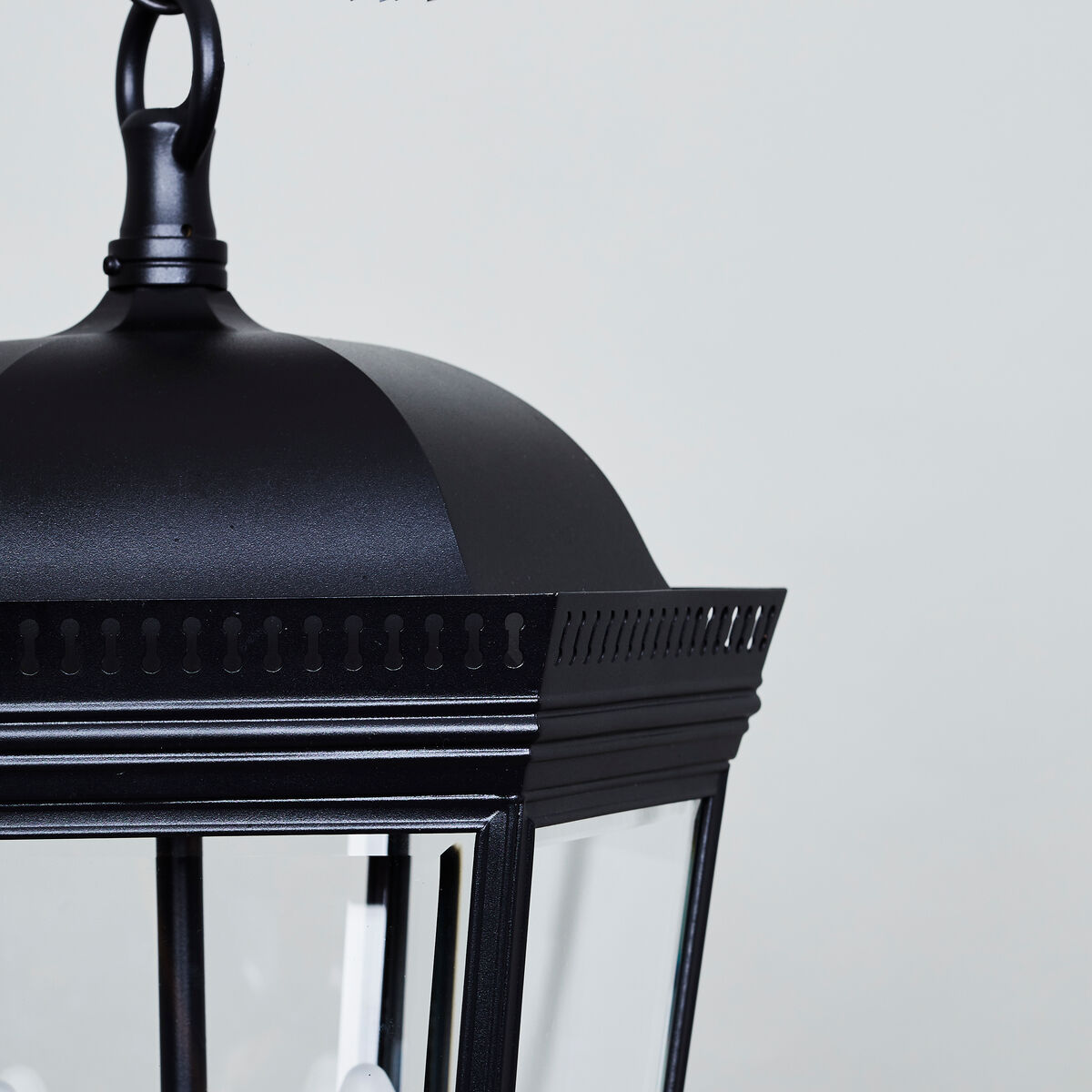 Bentworth Porch Lantern - Black - Detail | Nicholas Engert Interiors