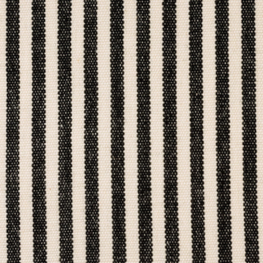 Woven Striped Fabric - Bude 02/010 Black Bright | Nicholas Engert Interiors