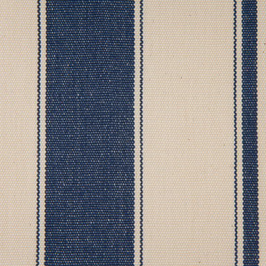 Woven Striped Fabric - Aldeburgh 06/031 Mood Indigo | Nicholas Engert Interiors