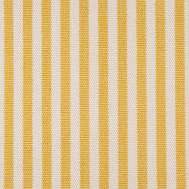 Woven Striped Fabric - Bude 02/025 Honeycomb Yellow | Nicholas Engert Interiors