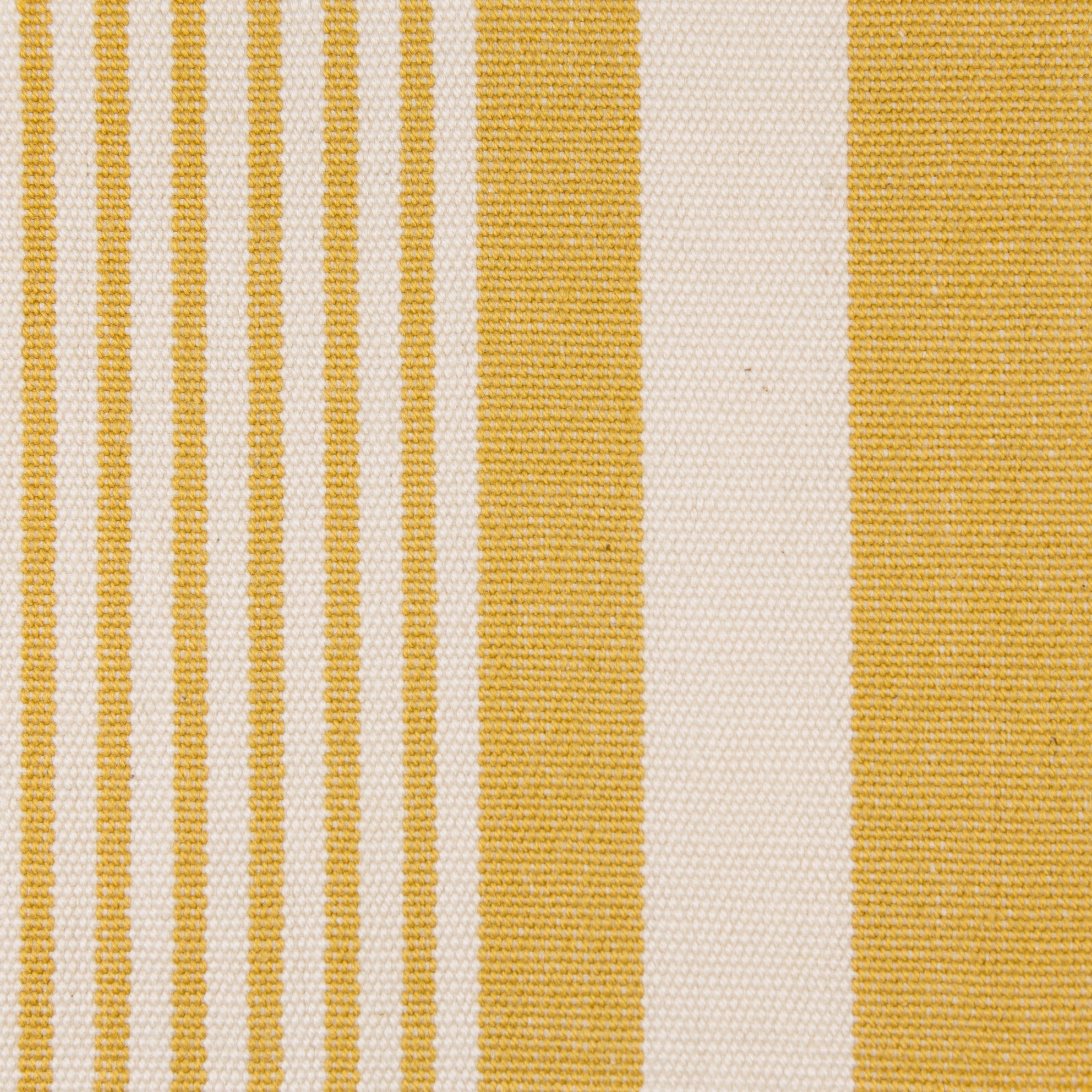 Woven Striped Fabric - Crantock 05/090 Honeysuckle Yellow | Nicholas Engert Interiors