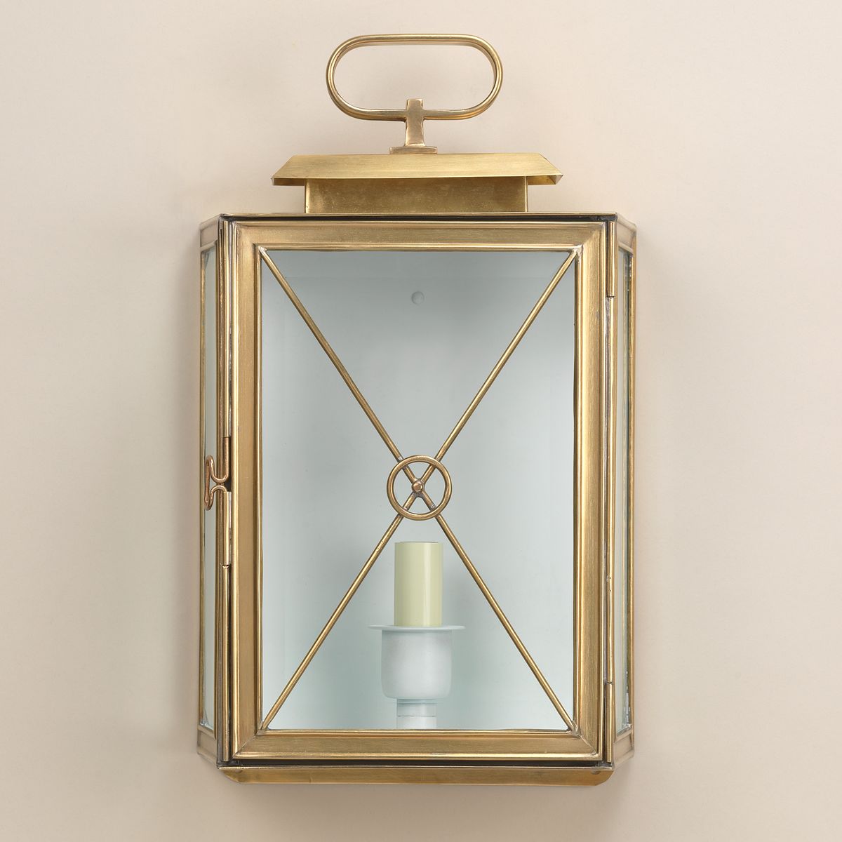 Richmond Wall Lantern - Brass | Nicholas Engert Interiors