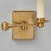 Preston Swing Arm Wall Light-Brass-Detail