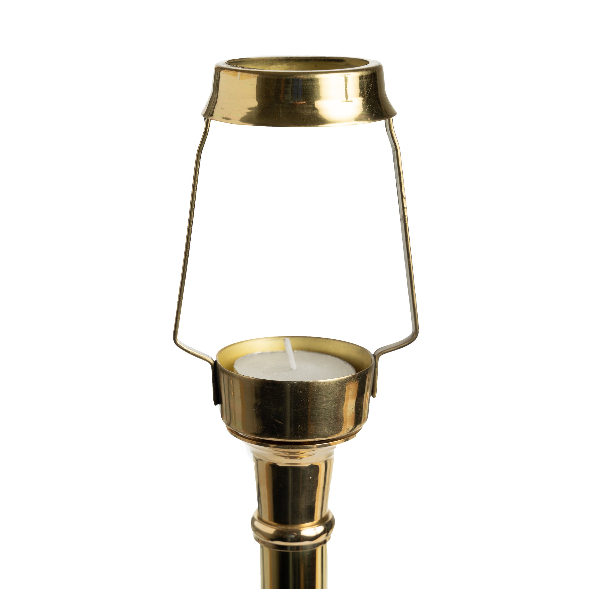 Candle Shade Carrier-Tee Light Holder-Brass | Nicholas Engert Interiors