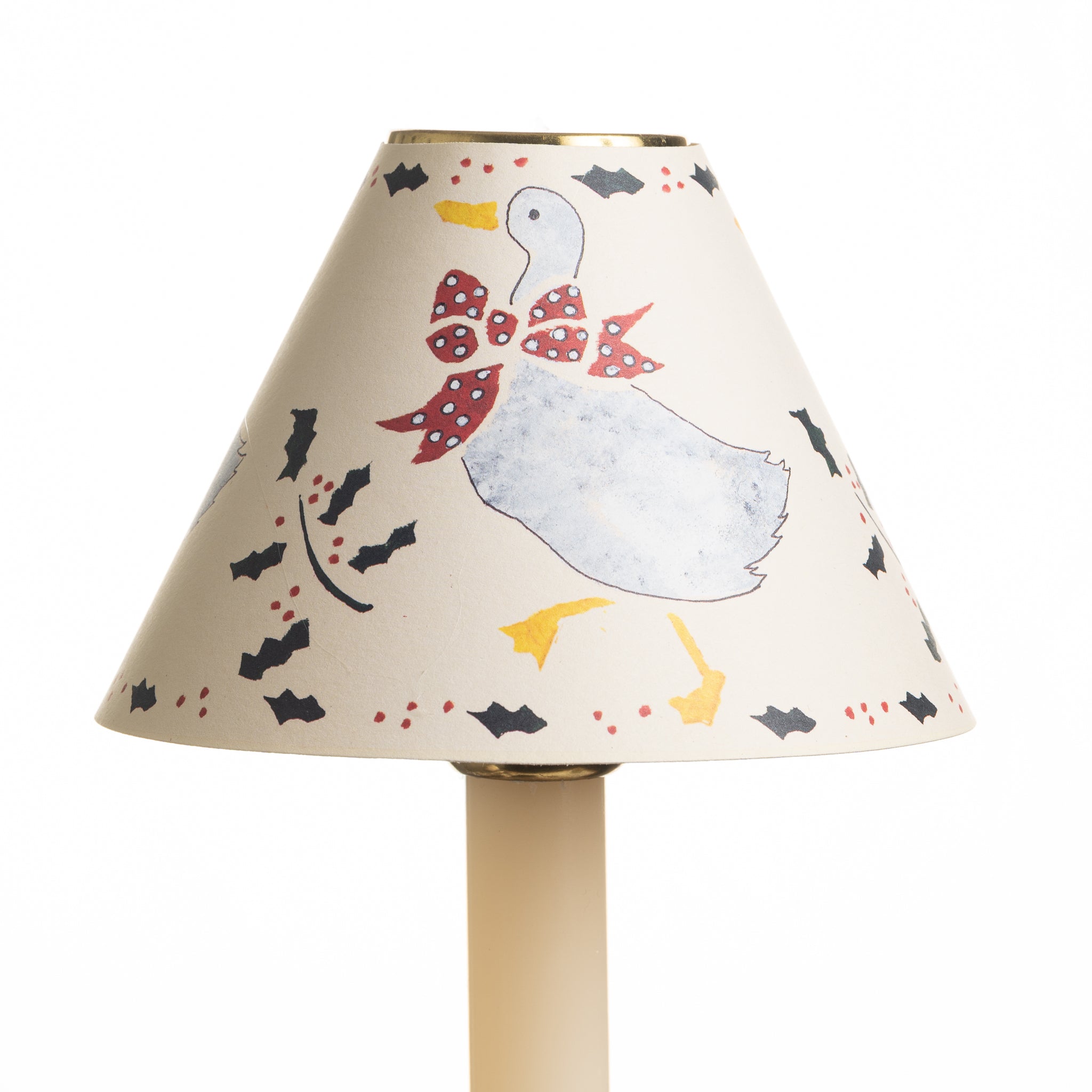 Decorative Candle Shade-Printed Card-Christmas Goose | Nicholas Engert