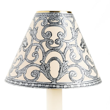 Card Candle Shade - Silver Filigree Griffin | Nicholas Engert Interiors