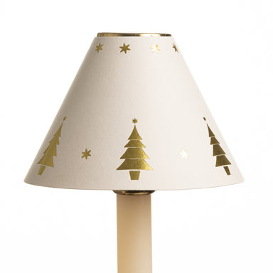Decorative Candle Shade-Printed Card-Gold Christmas Tree | Nicholas Engert