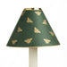 Candle Shade - Gold Embossed Napoleon Bee - Green | Nicholas Engert Interiors
