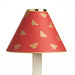 Candle Shade - Gold Embossed Napoleon Bee - Red | Nicholas Engert Interiors