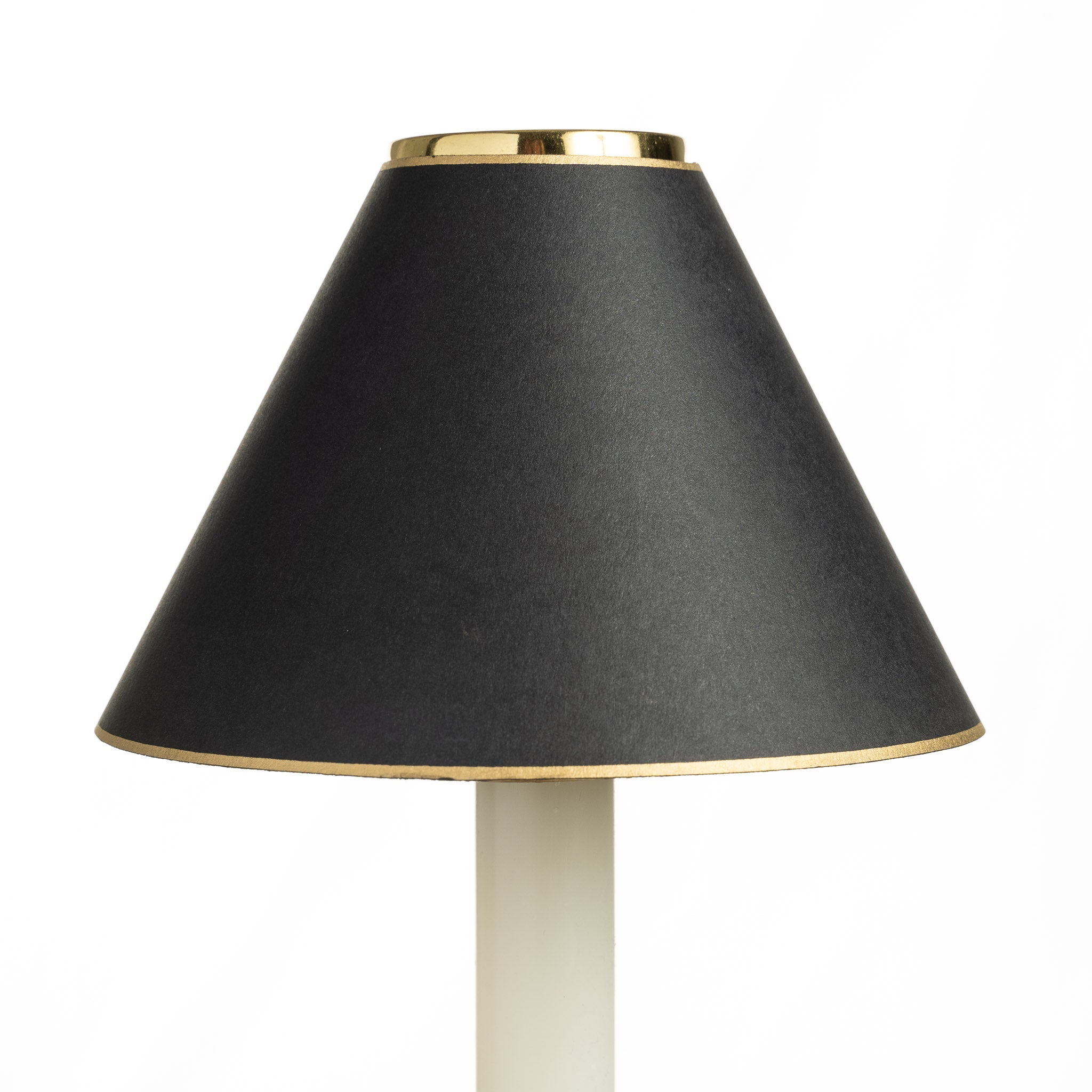 Candle Shade - Plain Card - Black | Nicholas Engert Interiors