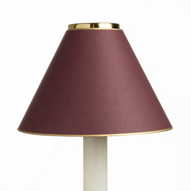 Candle Shade - Plain Card - Burgundy | Nicholas Engert Interiors