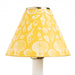 Candle Shade - Cream Shells on Yellow | Nicholas Engert Interiors