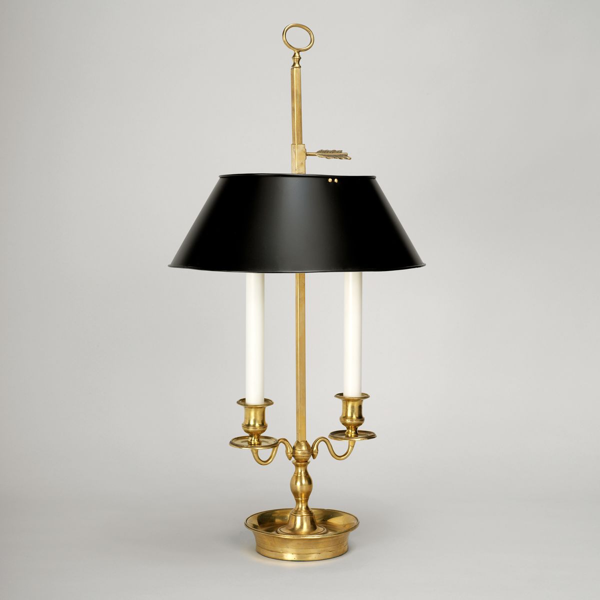 Montparnasse Bouillotte Table Lamp with Black Lampshade