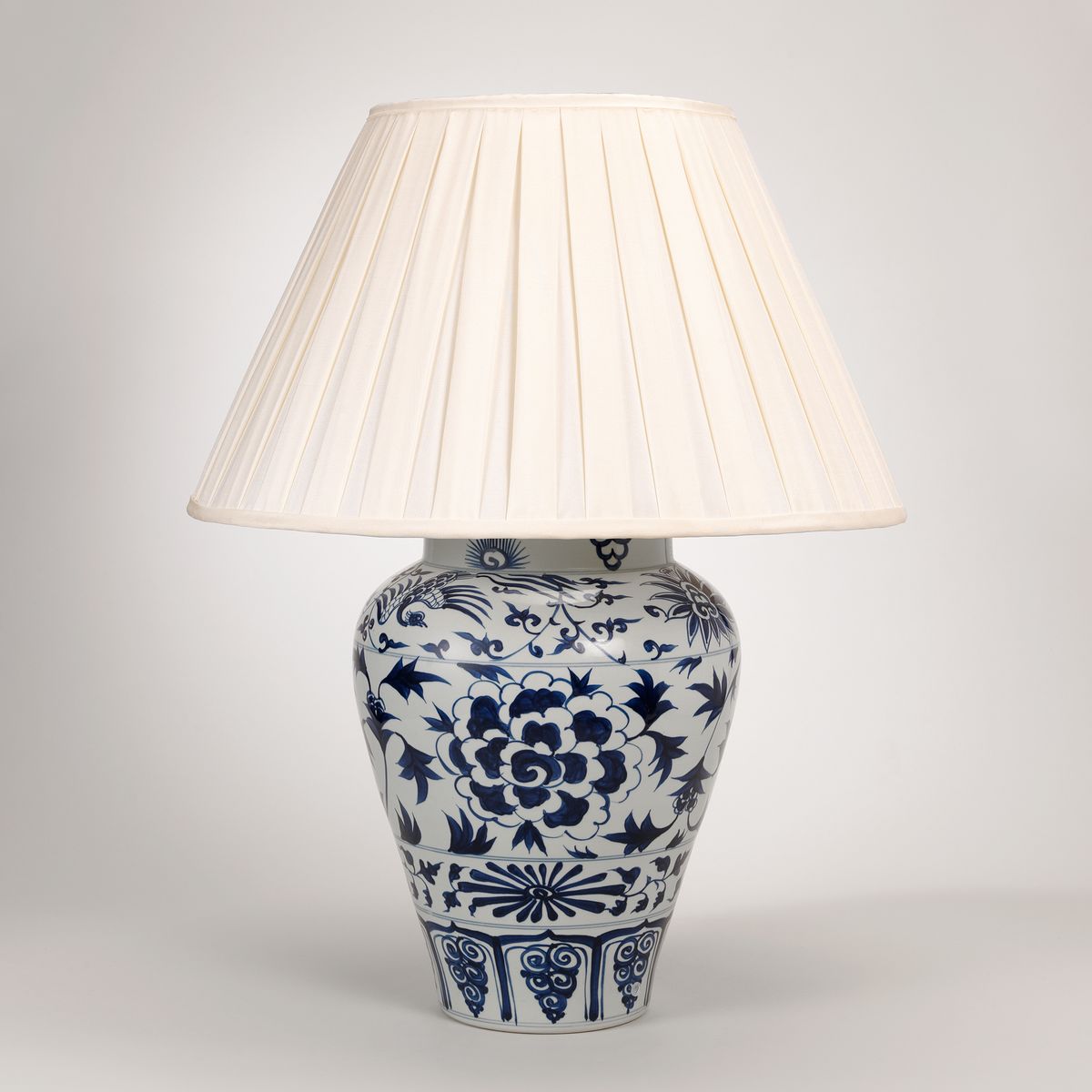 Yuan Underglaze Jar Table Lamp
