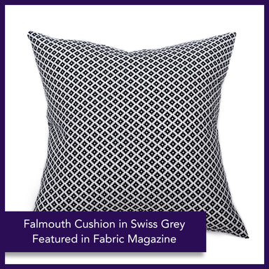 Falmouth Cushion - Swiss Grey | Nicholas Engert Interiors