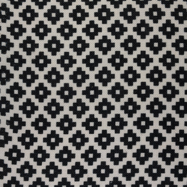 Geometric Print Fabric - Falmouth 49/011 Black Magic | Nicholas Engert Interiors