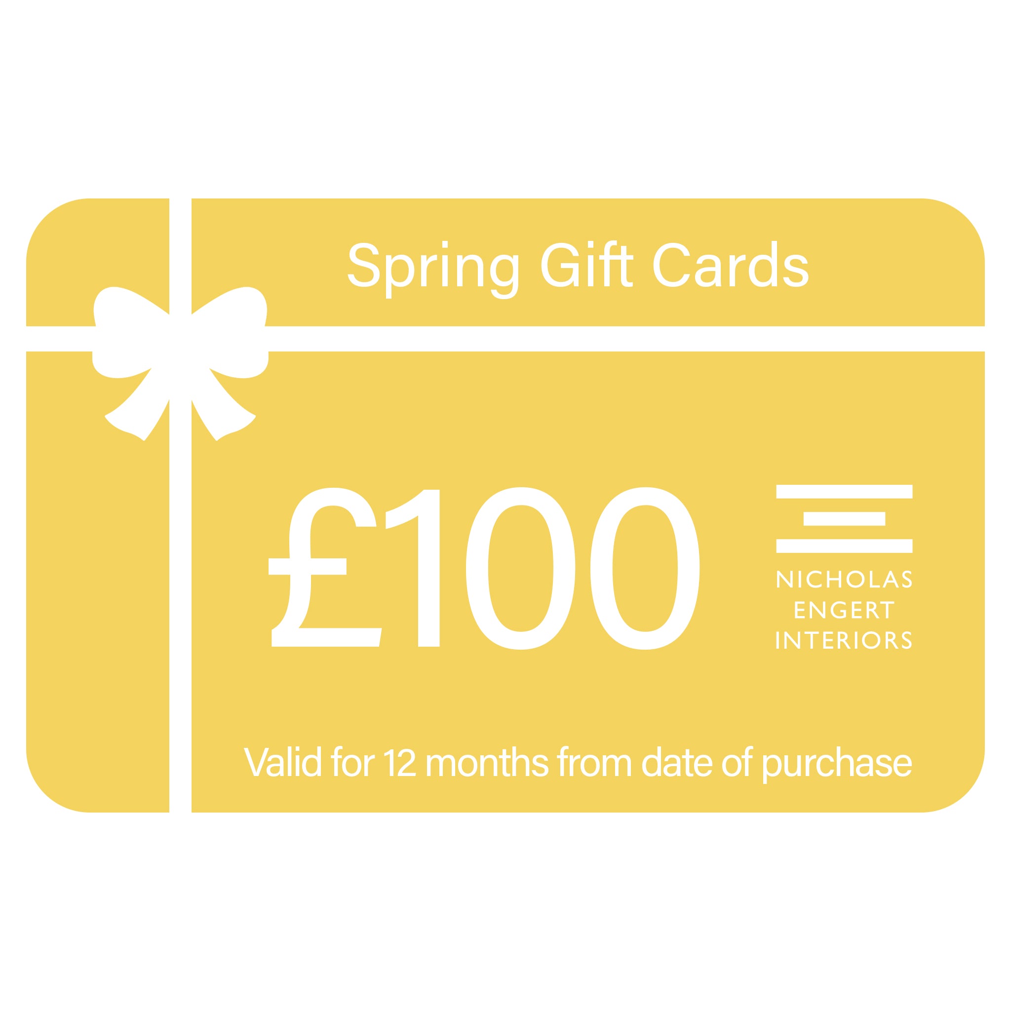 Spring Digital Gift Card - £100 | Nicholas Engert Interiors