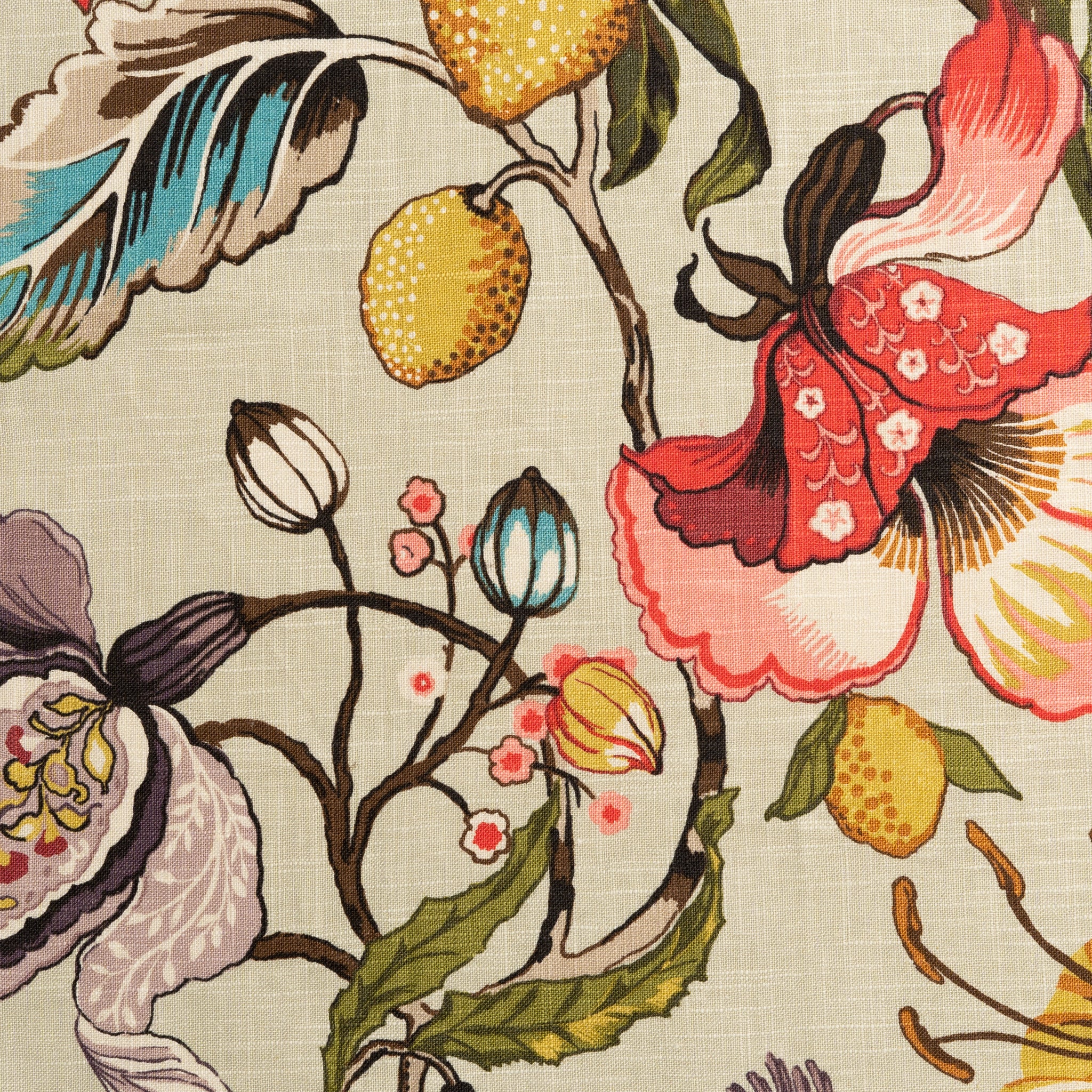 Printed Fabric - Euphorbia - Spring | Nicholas Engert Interiors