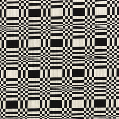 Cotton Fabric Doris - Black | Nicholas Engert Interiors